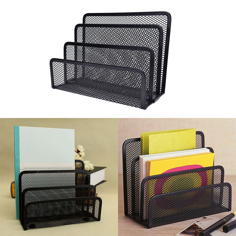 Book Shelves Desk-Organizer Office Mesh Home Metal 1pcs nyaabs.com