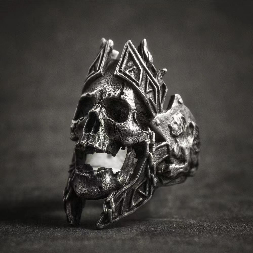 Stainless Steel Vintage Gothic Ring For Men - Nyaabs