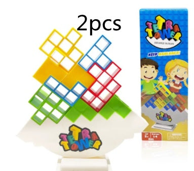 Balance Stacking Board Games Kids Adults Tower Block Toys For Family Parties Travel Games Boys Girls Puzzle Buliding Blocks Toy - Nyaabs