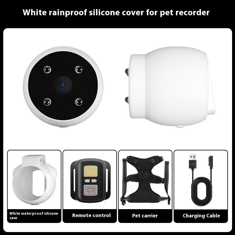 Pets Recorder Pet Tracker Collar Dogs And Cats Viewing Angle Motion Recording Camera Action Camera With Video Records Cat Collars Camera Sport Pet Products - Nyaabs