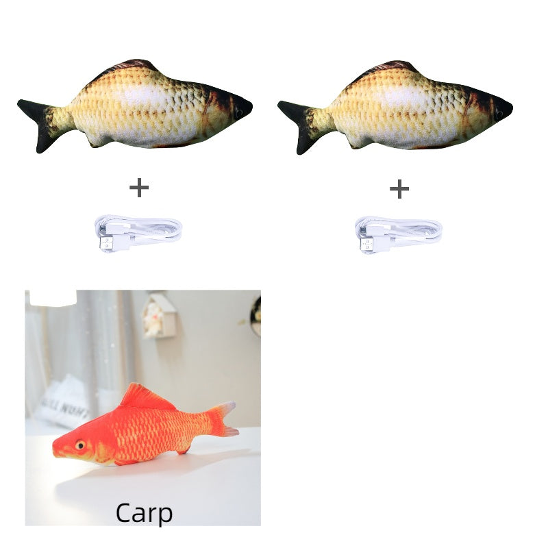 Without Cat Nip Version - Electric Jumping Fish Simulation Electric Fish Toy - Nyaabs