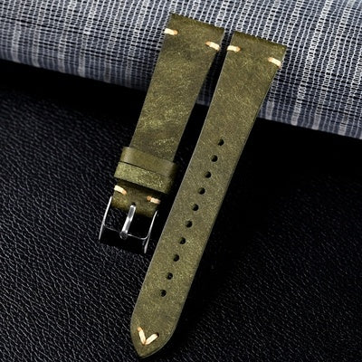 Hand Made Nubuck Leather Strap - Nyaabs