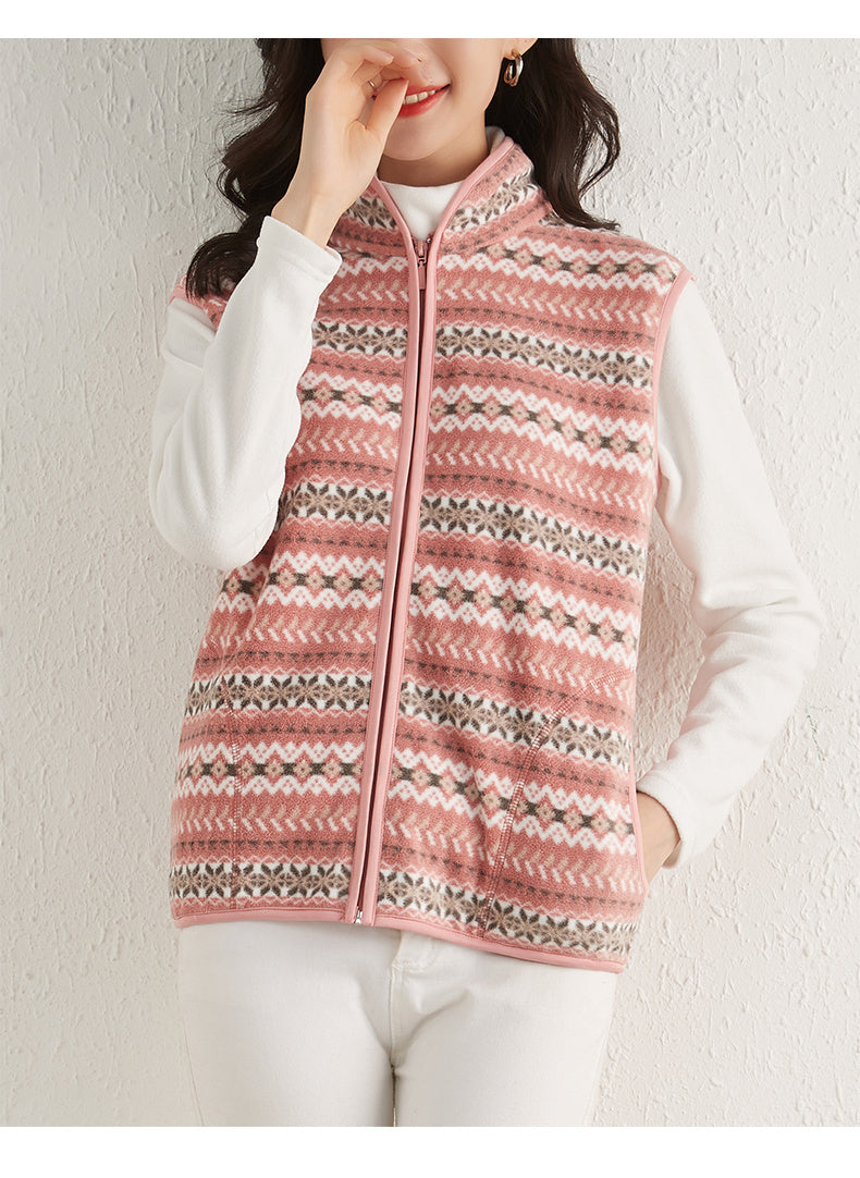 Spring, Autumn And Winter Sports And Leisure Wear Plus Velvet Vest - Nyaabs