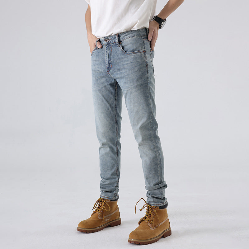 Slim-fitting Straight Pants European Station Casual Pants - Nyaabs