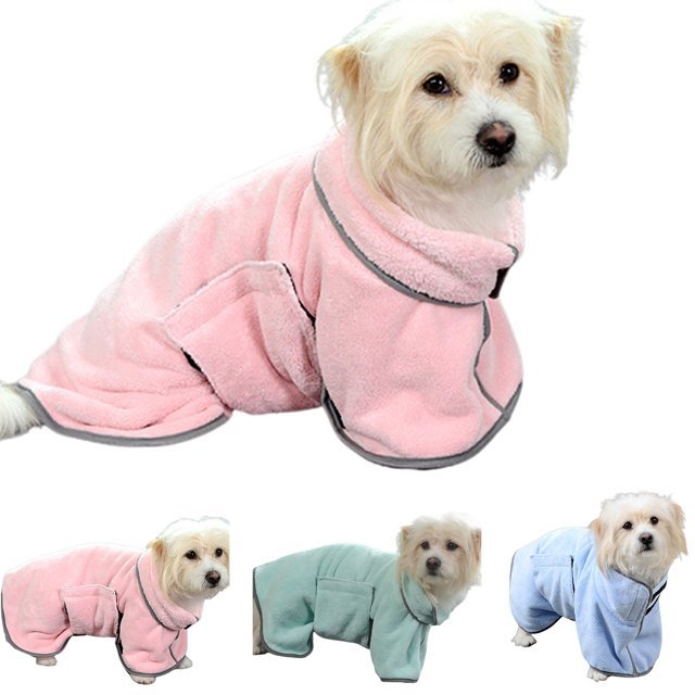 Quick-drying Pet Absorbent Towel Dog Bathrobe Pet Dog Bath Towel For Dogs Cats Microfiber Absorbent Pet Drying Towel Pet Supplies Pet Products - Nyaabs