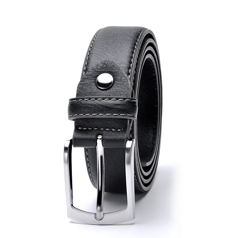 Men's Casual Pattern Pu Pin Buckle Belt - Nyaabs