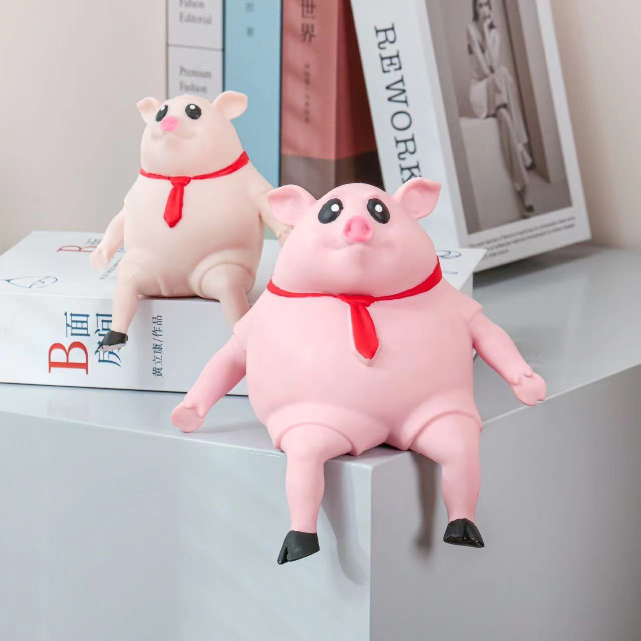 Piggy Squeeze Toys  Pigs Antistress Toy Cute Squeeze Animals Lovely Piggy Doll Stress Relief Toy Children Day For Kids Gift Gifts - Nyaabs