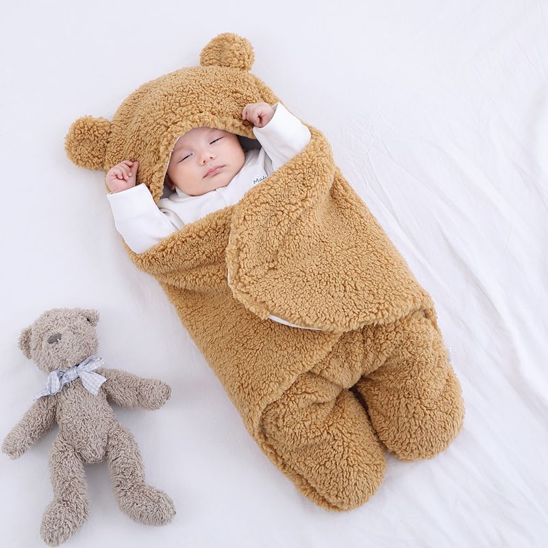 Baby Sleeping Bag Envelope for Newborn Baby Winter Swaddle Blanket - Nyaabs