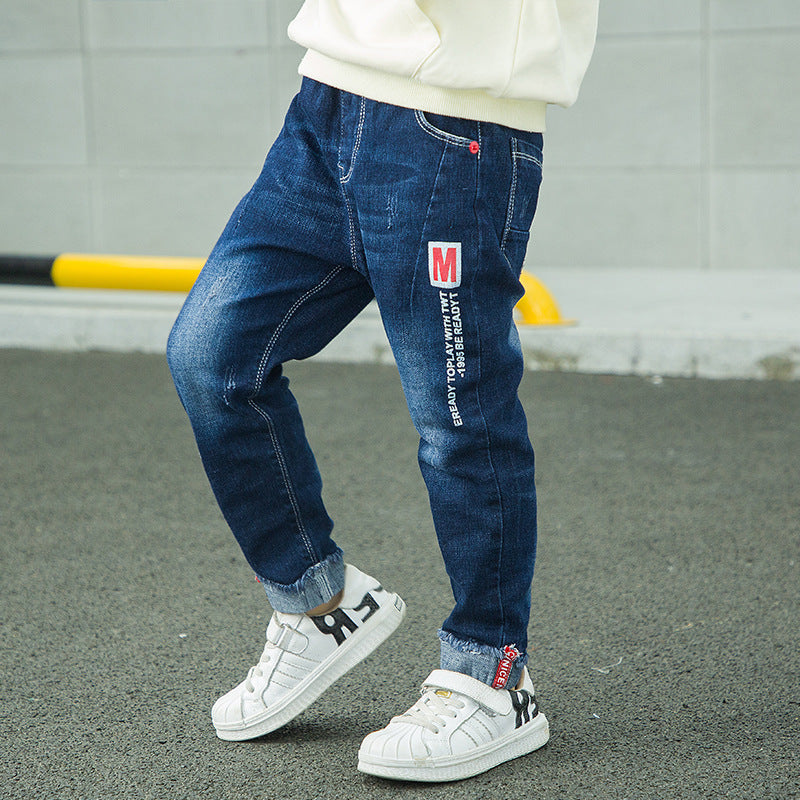 Fashion Jeans For Boys, Children, Korean Style, Long Pants - Nyaabs