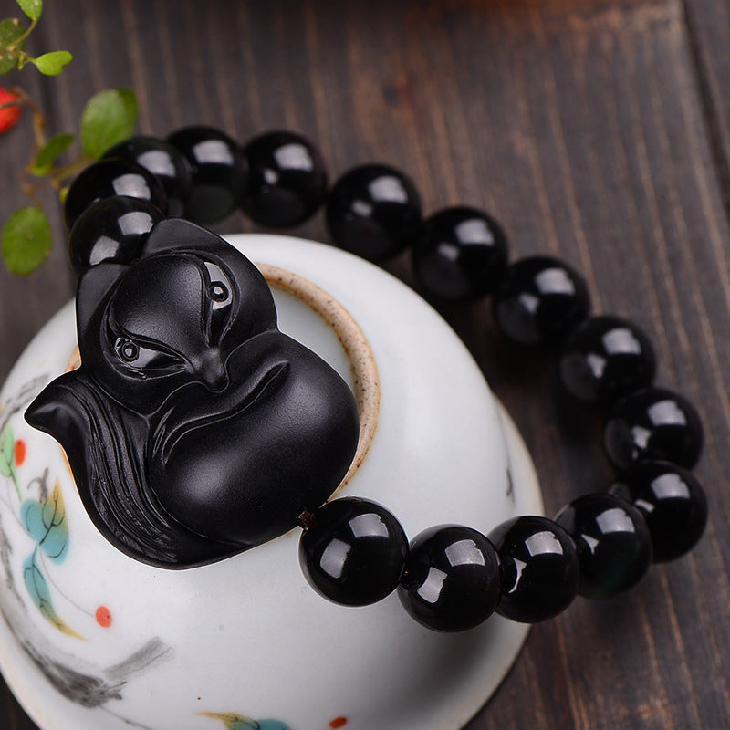 Natural obsidian bracelets for men and women - Nyaabs