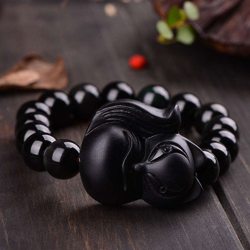 Natural obsidian bracelets for men and women - Nyaabs