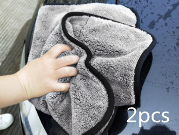 Microfiber Car Wash Towel Absorbent Car Supplies Cleaning Cloth - Nyaabs