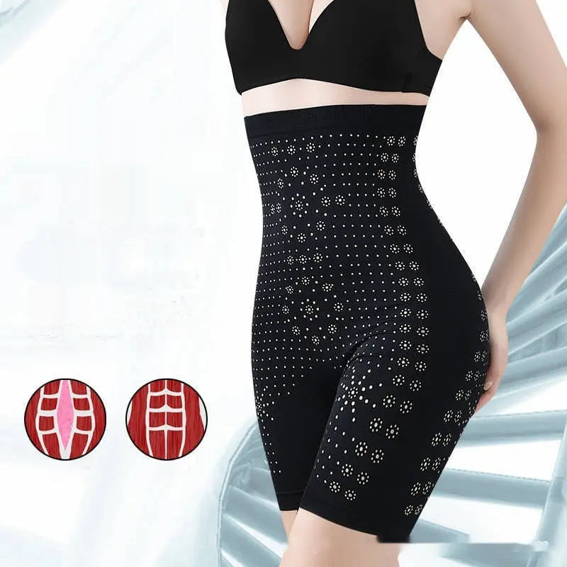 Ladies' Hip Lifting Hip Withdraw Postpartum Negative Oxygen Ion Waist Trimming And Body Shaping Hip Training Pants - Nyaabs