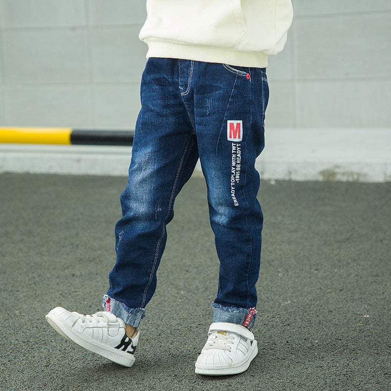 Fashion Jeans For Boys, Children, Korean Style, Long Pants - Nyaabs