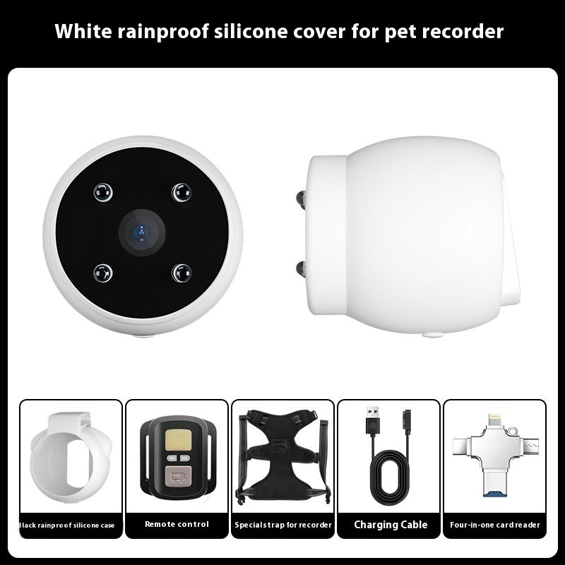 Pets Recorder Pet Tracker Collar Dogs And Cats Viewing Angle Motion Recording Camera Action Camera With Video Records Cat Collars Camera Sport Pet Products - Nyaabs