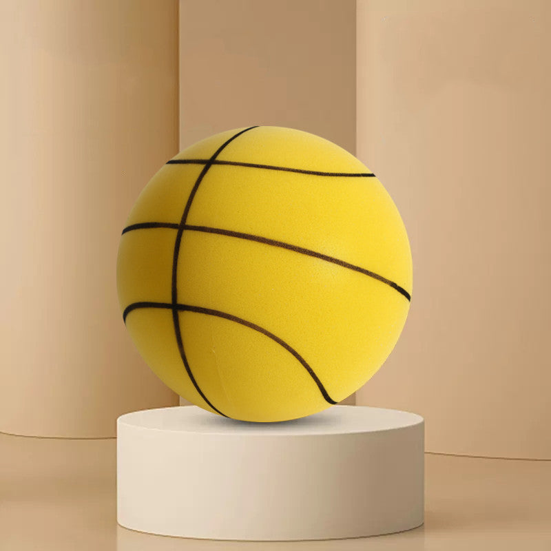 Silent High Density Foam Sports Ball Indoor Mute Basketball Soft Elastic Ball Children Sports Toy Games - Nyaabs