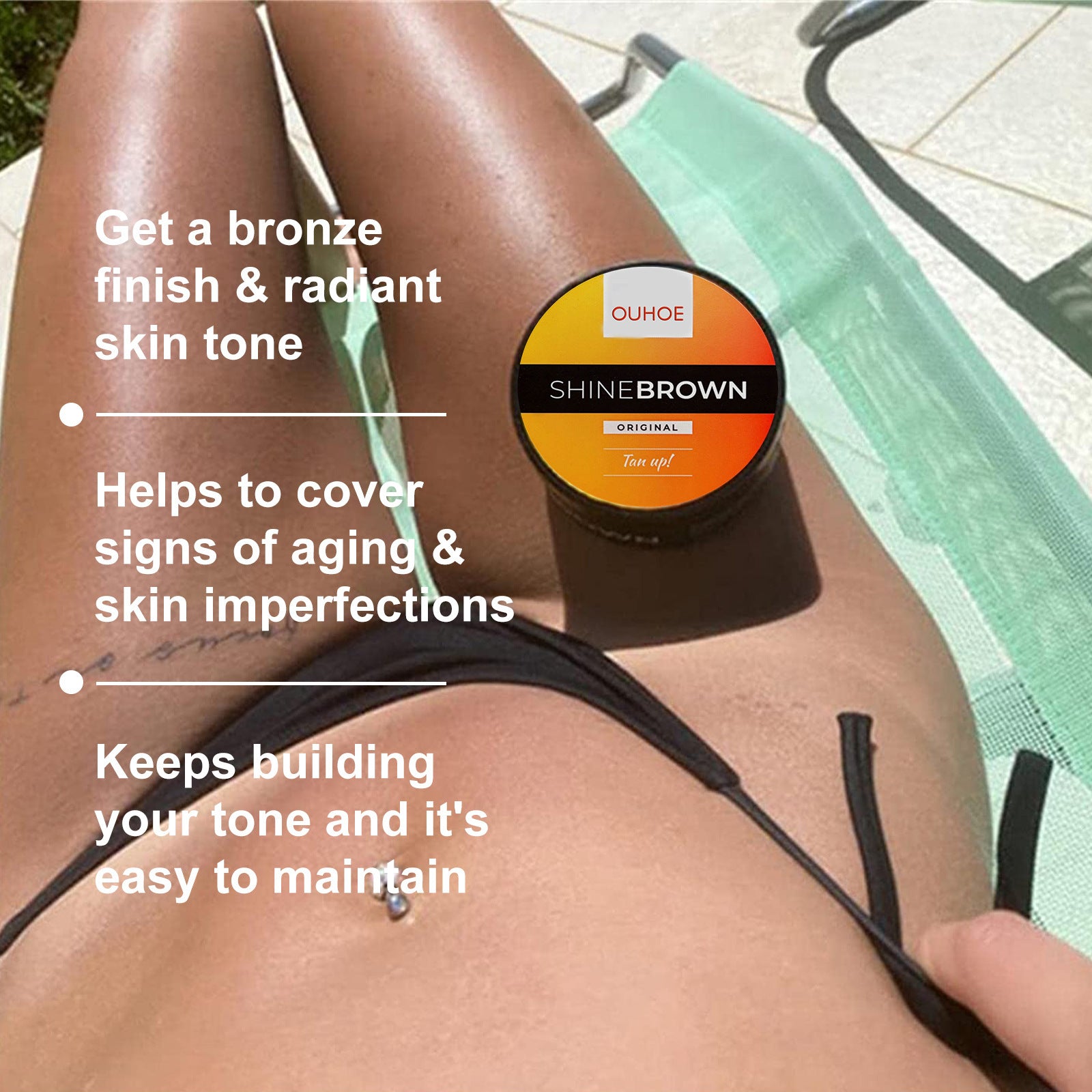 Intensive Tanning Luxe Gel Body Tanning Cream After Sun Repair Combination Aloe Vera Gel Wheat Complexion Beach Bronzer Summer Gadgets - Nyaabs