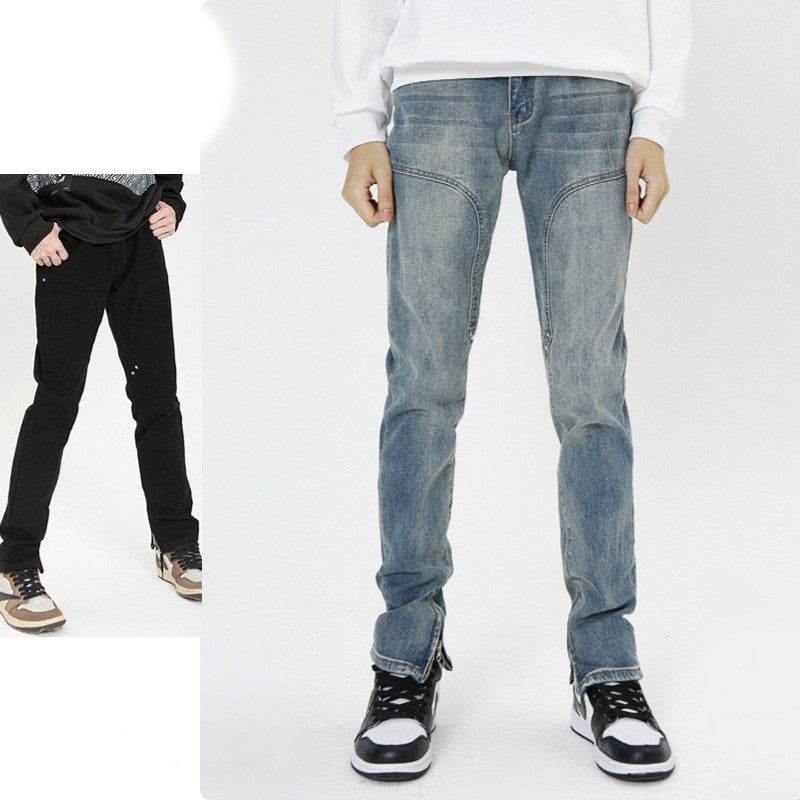 American High Street European And American Straight-leg Pants - Nyaabs