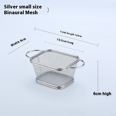 304 Stainless Steel Chips Basket Mini Frying Basket - Nyaabs