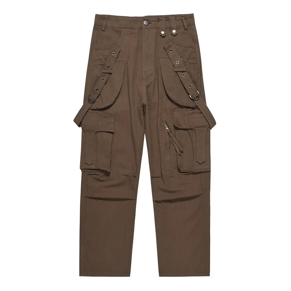 Multi-Pocket Workwear Tactical Pants Men's Outdoor - Nyaabs