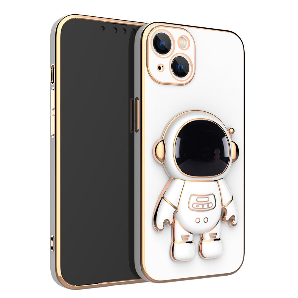 3D Astronaut Phone Case Anti-Drop Electroplating Bracket - Nyaabs