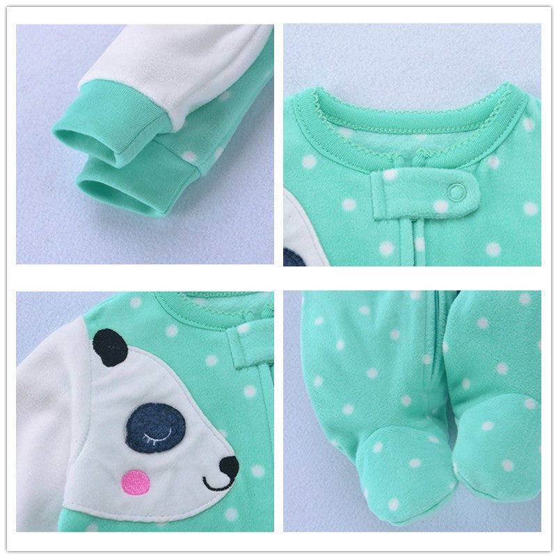 Spring Baby Girl Clothes Kids Soft Fleece Rompers Kids - Nyaabs