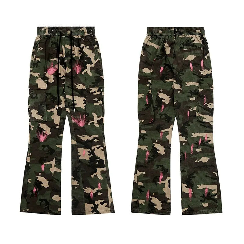 High Street Leisure Cargo Camouflage Pants Male - Nyaabs