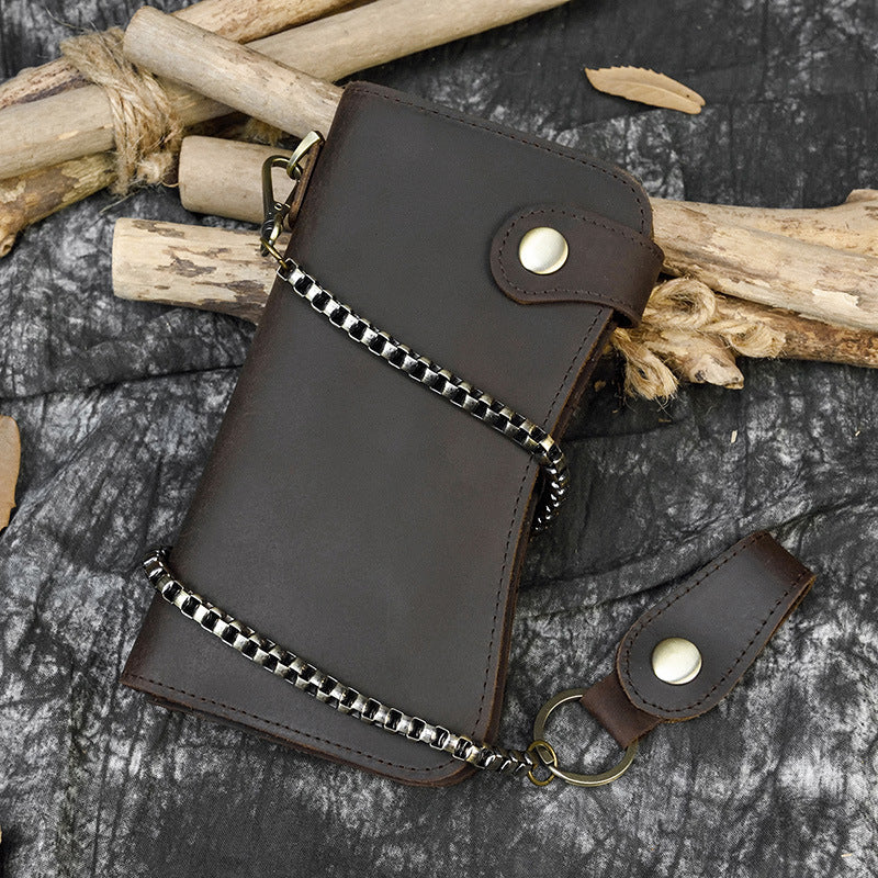 Men's Crazy Horse Leather Wallet - Nyaabs