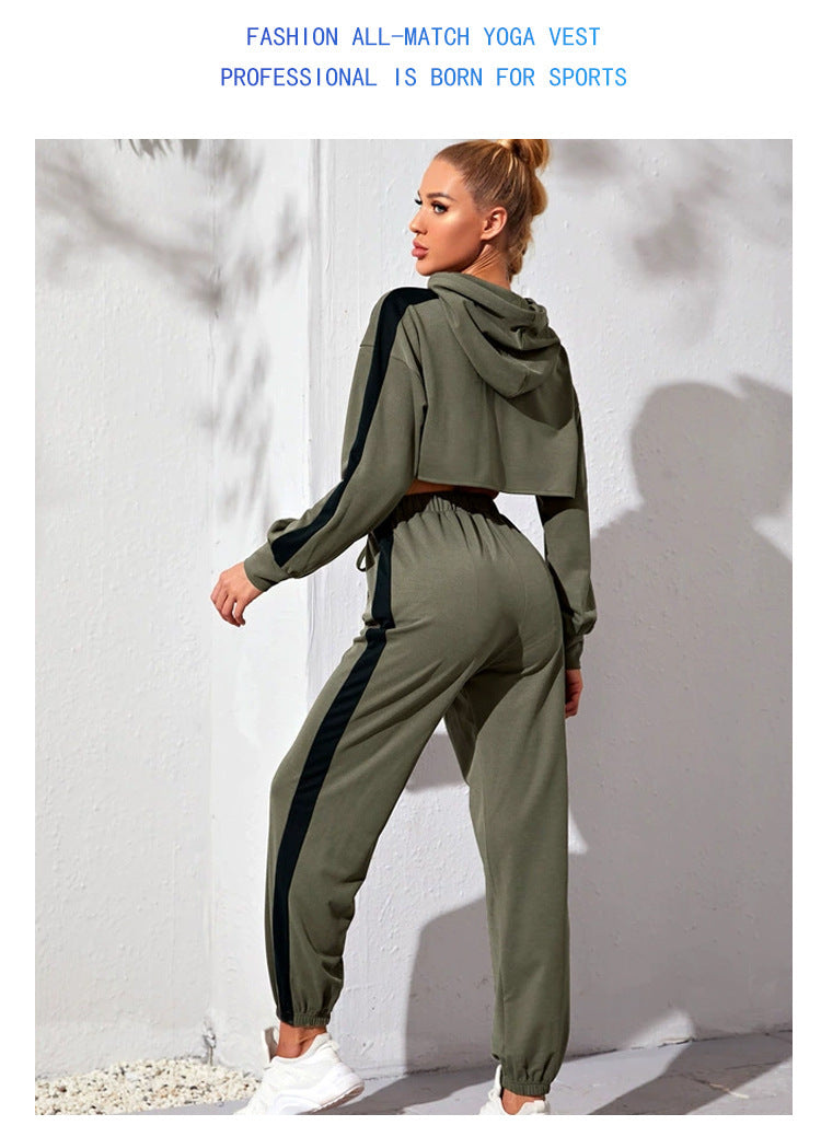 Fashion Loose Casual Sports Fitness Yoga Wear Suit - Nyaabs