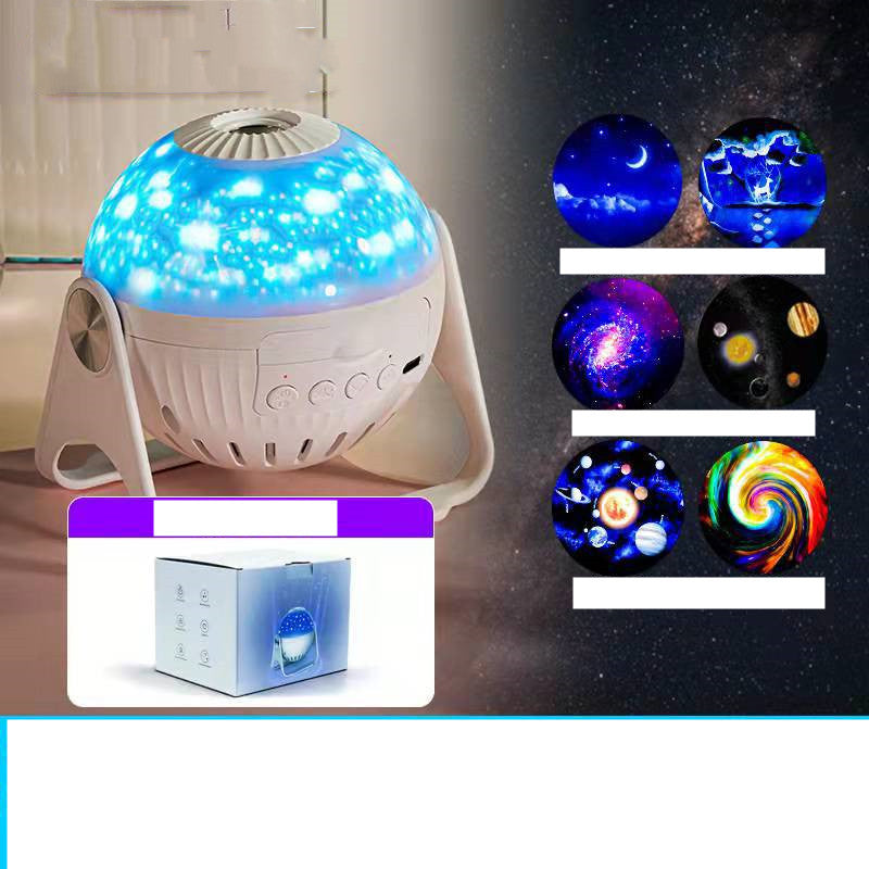 Galaxy Projector Starry Sky Projection Bedroom Bedside Decoration Night Light - Nyaabs