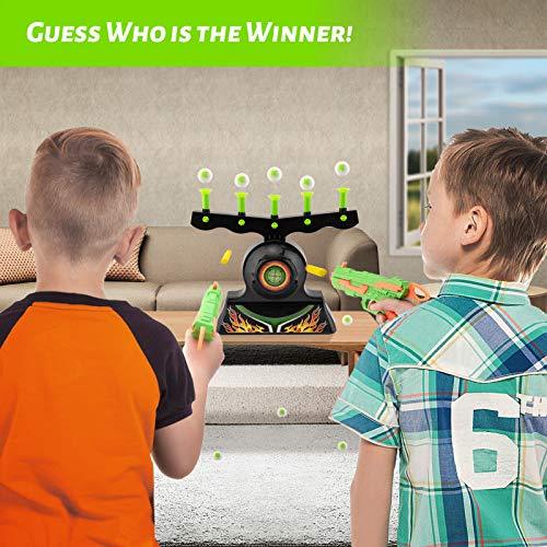 Shooting Targets For Guns Shooting Game Glow In The Dark Floating Ball Target Practice Toys For Kids Boys Hover Shot 1 Blaster Toy Gun 10 Soft Foam Balls 3 Darts Gift,Amazon Platform Banned - Nyaabs