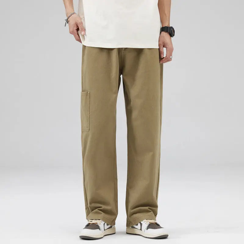 Men's Casual Working Pants Loose Cotton - Nyaabs