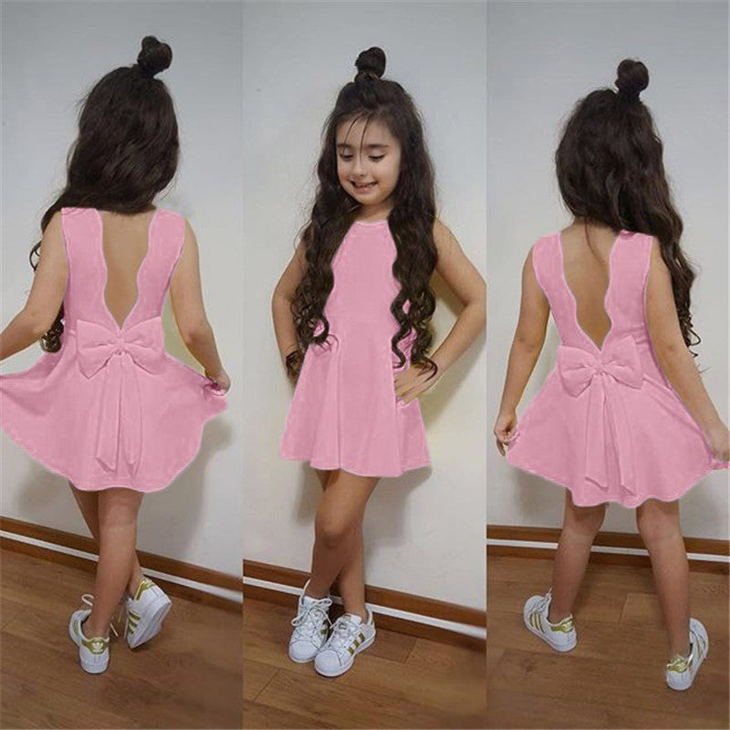 Kids Clothes Dress Baby Sleeveless Girl Clothing Years - Nyaabs