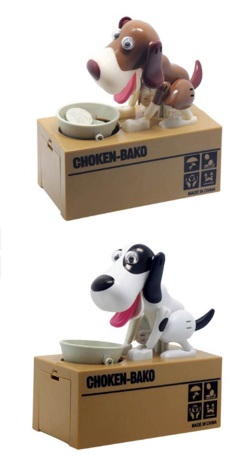 Piggy bank Robotic Dog Bank Canine Money Box Doggy Coin Bank - Nyaabs