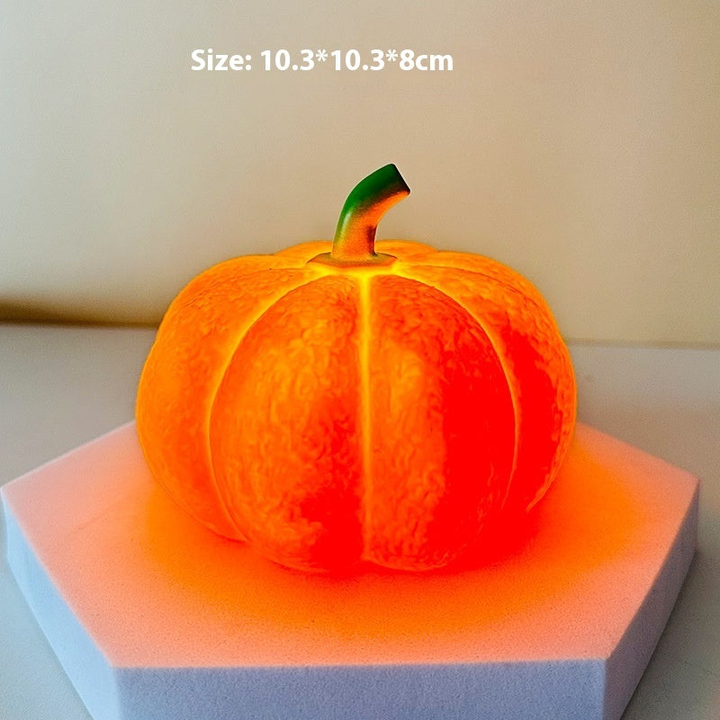 Pumpkin Halloween Decorative Night Light Bedroom Dormitory Creative Bedside Lights Eye Protection Deco Night Lamp - Nyaabs