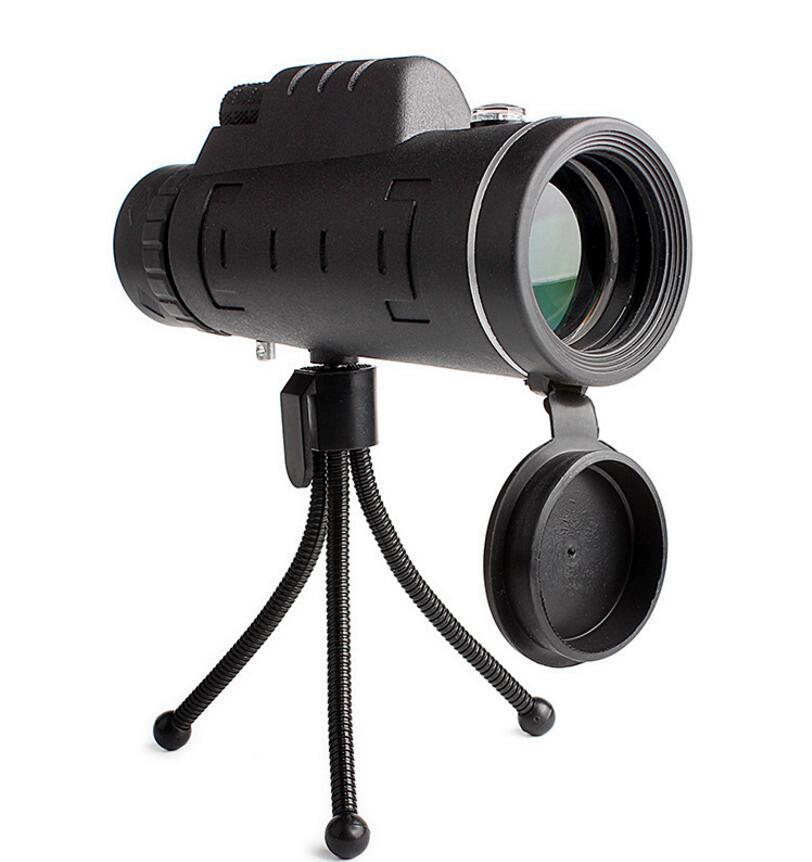 Compatible with Apple, Monocular Telescope Zoom Scope with Compass Phone Clip Tripod - Nyaabs