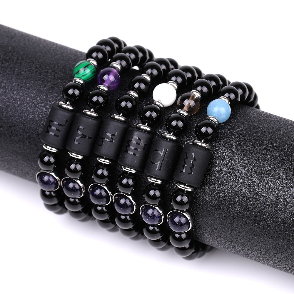 Fashion Twelve Constellations Bracelets Men - Nyaabs