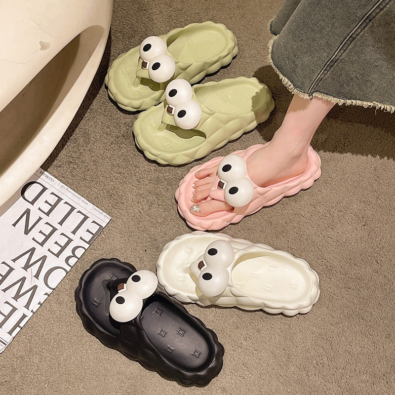 Korean Cartoon Cute Net Red Wind Beach Slippers nyaabs.com