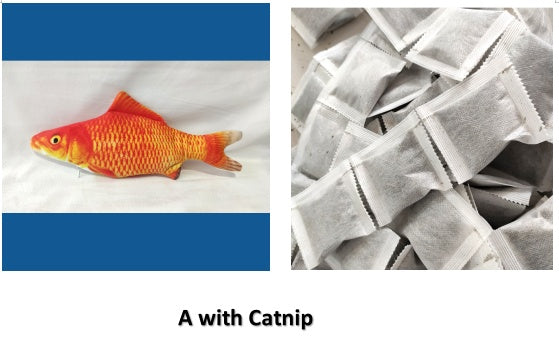 Without Cat Nip Version - Electric Jumping Fish Simulation Electric Fish Toy - Nyaabs