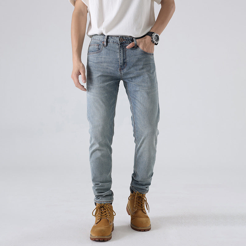 Slim-fitting Straight Pants European Station Casual Pants - Nyaabs