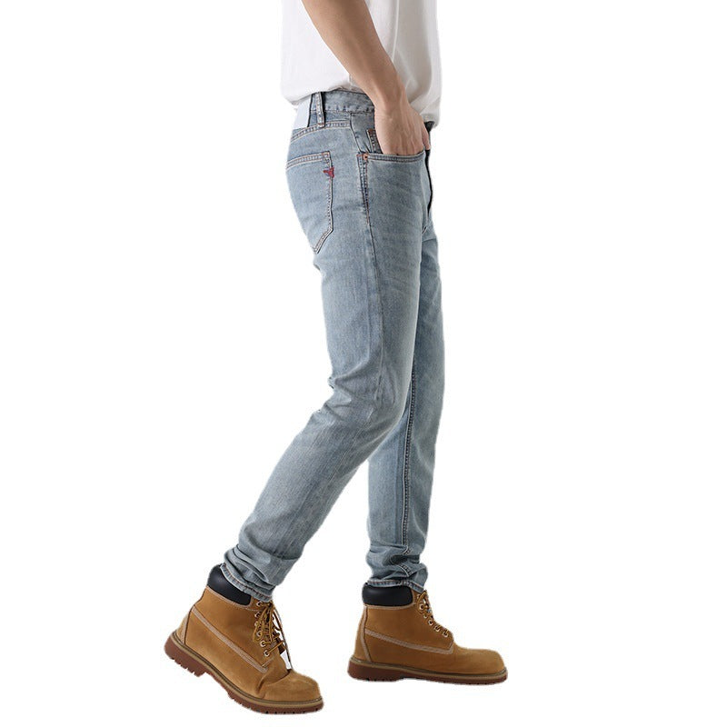 Slim-fitting Straight Pants European Station Casual Pants - Nyaabs