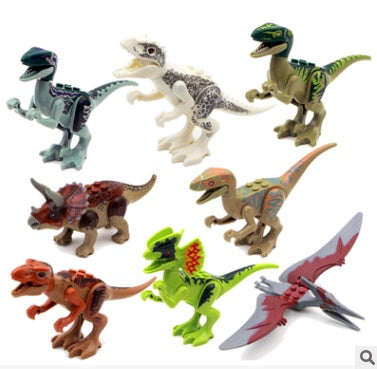 Building Blocks Mini Dinosaur Bricks Figures Kids Toys For Children - Nyaabs