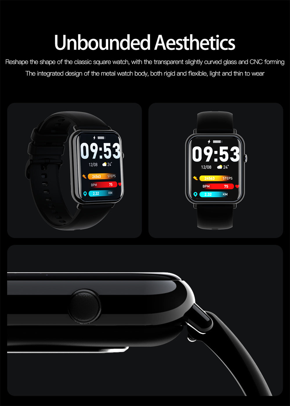 Smart waterproof watch - Nyaabs