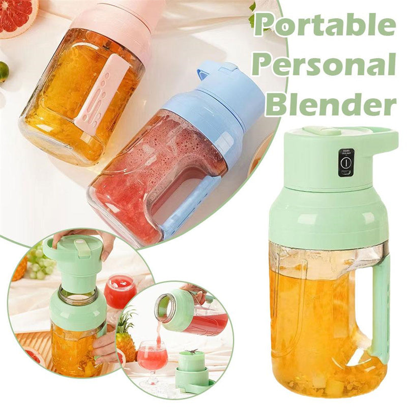 New Arrival Summer Electric Juicer Portable Large Capacity 1500ml Juice USB Rechargeable Electric Portable Blender Kitchen Gadgets - Nyaabs