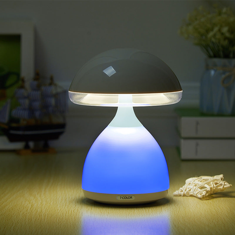 Color Dimming Rechargeable Bedside Mushroom Lamp - Nyaabs