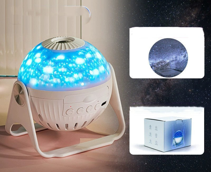 Galaxy Projector Starry Sky Projection Bedroom Bedside Decoration Night Light - Nyaabs