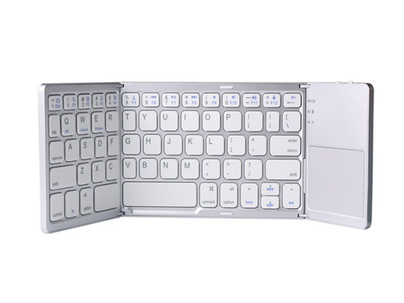 Ultra-thin Tri-fold Folding Touch Keyboard nyaabs.com