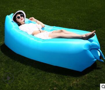 Inflatable Sofa Lazy Bag Camping Air Bed Lounger - Nyaabs