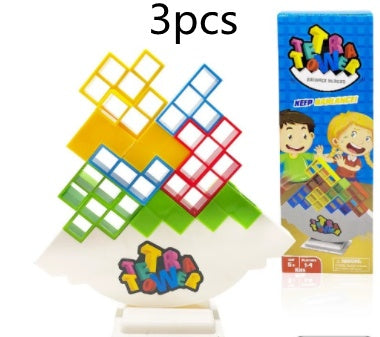 Balance Stacking Board Games Kids Adults Tower Block Toys For Family Parties Travel Games Boys Girls Puzzle Buliding Blocks Toy - Nyaabs