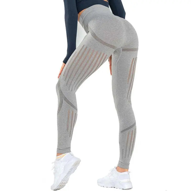 Mesh Quick-Drying Breathable Buttocks Fitness Pants - Nyaabs